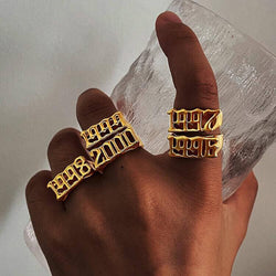 18K Gold Plated EST Ring
