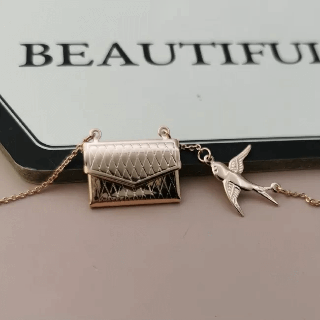 Custom Photo Handbag Necklace