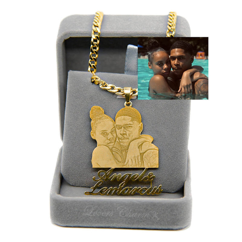 lovers charm picture necklace fathers day necklace with picture engraved necklace personalized remembrance jewelry custom pendants necklace with picture inside personalized gifts memorial necklace name necklace custom picture necklace baby chain necklace personalized necklace 18k  for men ideas